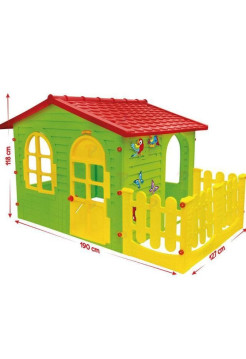 Домик игровой Садовый большой с террасой